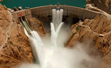Shafts of Karoun 3 Dam